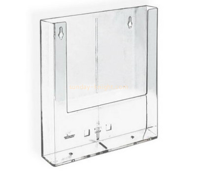 Acrylic display stand manufacturers custom lucite magazine rack holders BHK-205