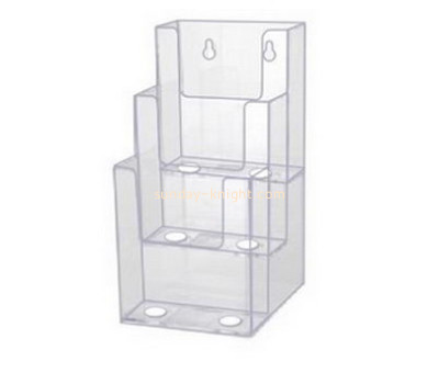 Acrylic display manufacturer custom plexi plastic brochure display stand BHK-237