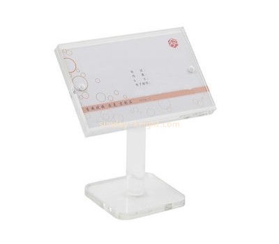 Acrylic plastic supplier custom designer acrylic business card holder BHK-268