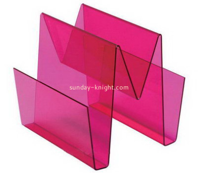 Acrylic items manufacturers custom acrylic magazine holder stand BHK-294