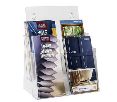 Acrylic display stand manufacturers custom clear plexiglass brochure holders BHK-303