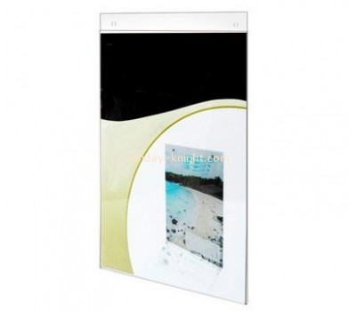 Acrylic display manufacturers custom design plexiglass  acrylic poster holders wall mount BHK-310