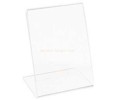 Acrylic plastic supplier custom design 4x6 acrylic plastic sign holder BHK-317