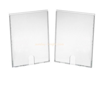 Plexiglass company custom acrylic 8.5 x 11 sign display holder BHK-324