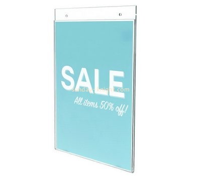 Acrylic products manufacturer custom wall mounted plexiglass sign holders BHK-325