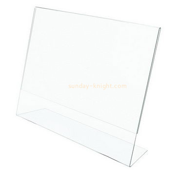 Acrylic plastic supplier custom 11x14 acrylic sign holder BHK-334