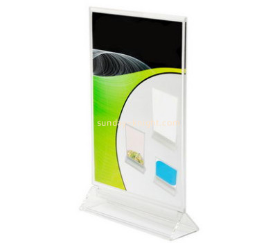 Acrylic display factory custom plastic fabrication table signs BHK-347