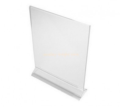 Acrylic products manufacturer custom plastic fabrication table tent signs BHK-352