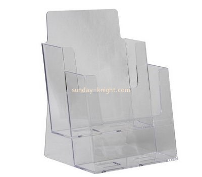 Display stand manufacturers custom plastic flyer brochure display holder stand BHK-417