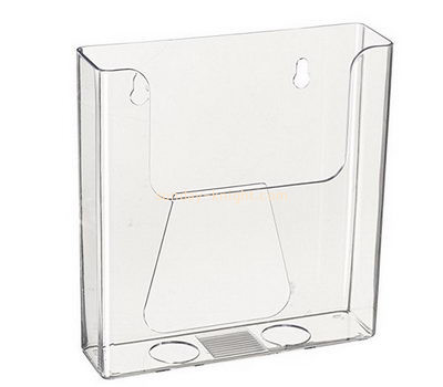 Plastic suppliers custom acrylic wall hung magazine rack holder BHK-479