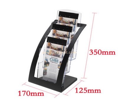 Plexiglass manufacturer custom acrylic brochure floor stand BHK-484