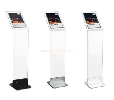 Acrylic display supplier custom perspex floor standing leaflet holders BHK-492