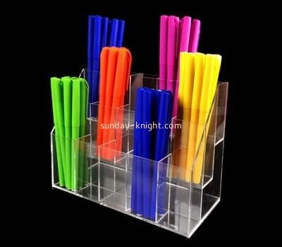 Acrylic plastic supplier custom clear acrylic pencil holder ODK-269