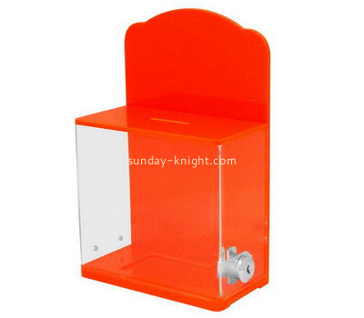 Custom and wholesale acrylic ballot box with lock DBK-128