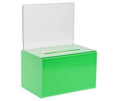 Custom and wholesale acrylic suggestion box with lock DBK-150