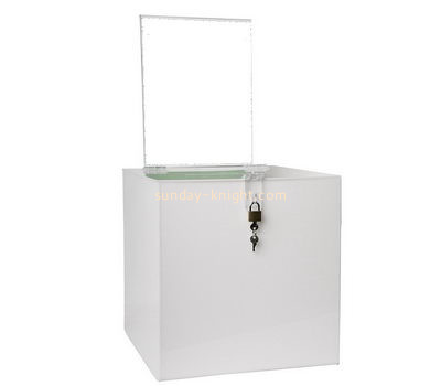 Customized acrylic election ballot boxes DBK-174