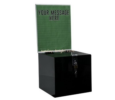 Customized acrylic suggestion boxes for sale DBK-197