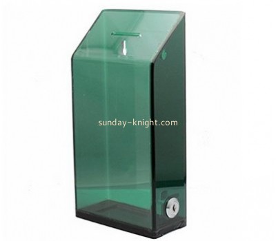 Customized perspex fundraising collection boxes DBK-223