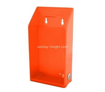 Customized perspex ticket collection box DBK-229