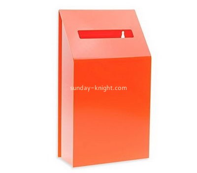 Customized perspex coin donation boxes DBK-230