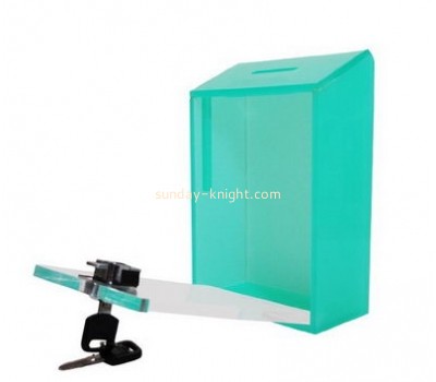 Customized plexiglass cheap charity collection boxes DBK-251
