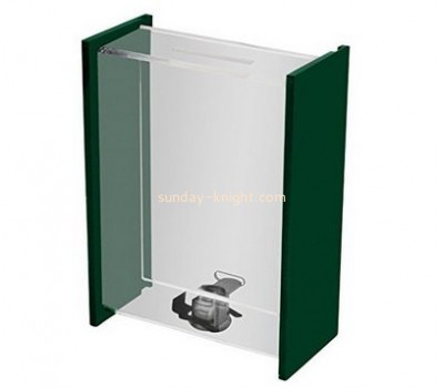Customized plexiglass donation boxes for charity DBK-259