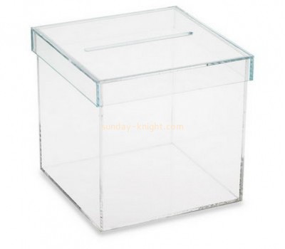 Customized clear acrylic display box with lid DBK-274