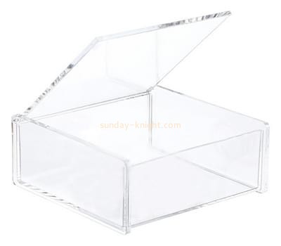 Customized clear acrylic countertop display case DBK-309