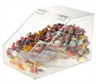 Customized clear acrylic candy display case DBK-347