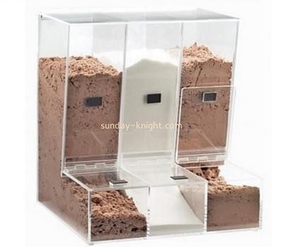 Customized clear acrylic food display case countertop DBK-348