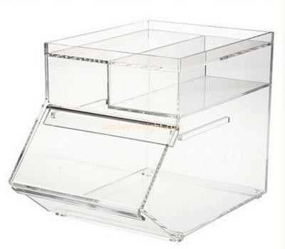 Customized clear acrylic pastry display case DBK-349