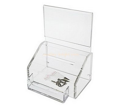 Customized acrylic clear suggestion box DBK-387