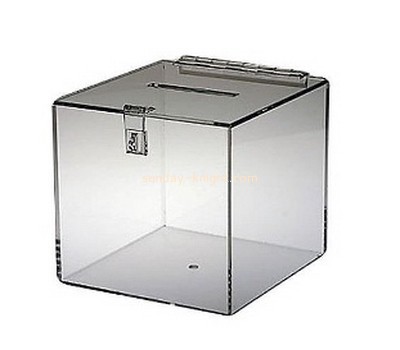 Customized clear acrylic collection box DBK-396