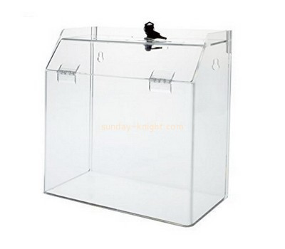 Customized clear acrylic collection boxes for sale DBK-406