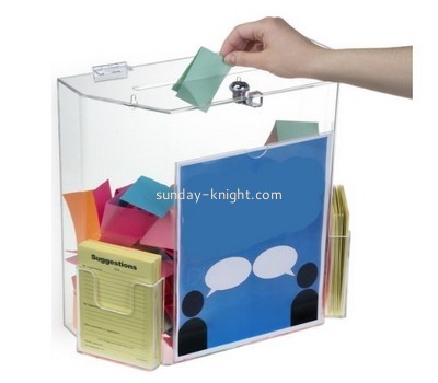 Customized clear acrylic suggestion boxes DBK-417