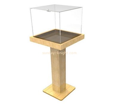 Bespoke lucite floor standing charity collection boxes DBK-574