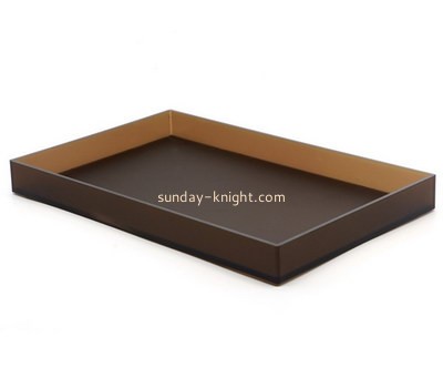 Bespoke black acrylic serving tray STK-002