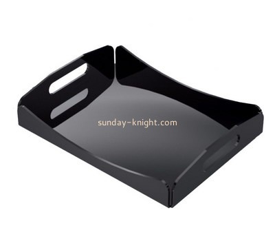 Bespoke black acrylic serving platters STK-003