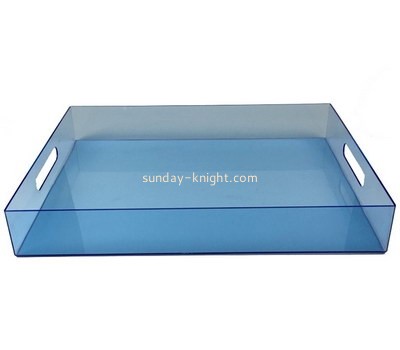 Bespoke blue acrylic bed tray STK-004