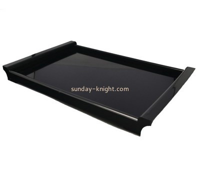 Bespoke black acrylic tea tray STK-008