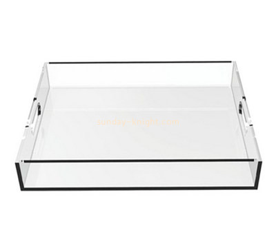 Bespoke clear large plastic tray STK-012