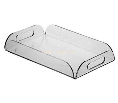 Bespoke clear acrylic rectangular tray STK-013