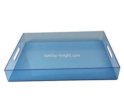 Bespoke clear acrylic desk tray STK-023