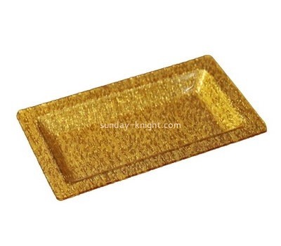 Bespoke gold small plastic tray STK-030