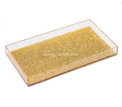 Bespoke gold acrylic tray STK-034