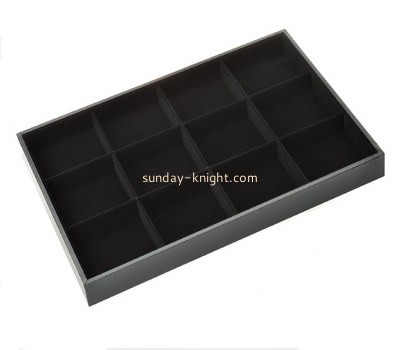 Bespoke black lucite tray STK-044