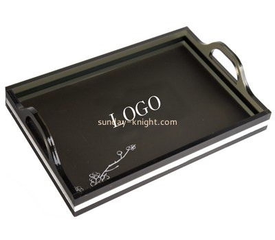 Bespoke black perspex serving trays STK-046