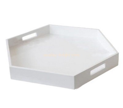 Bespoke white plastic tray STK-050