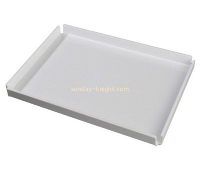 Bespoke white lucite tray STK-053