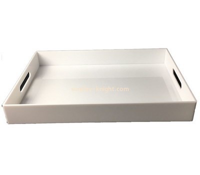 Bespoke white acrylic catering serving trays STK-058